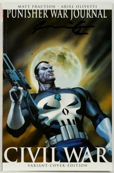 Punisher War Journal 1 VARIANT, signiert von Ariel Olivetti, Panini