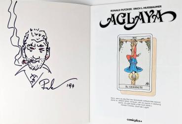 Aglaya Band 1 - signiert mit Zeichnung von Roland Putzker - comicplus+