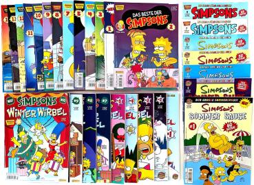 SIMPSONS Comics Sammlung - Sommerspass, Das Beste.., Winterwirbel - Panini