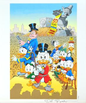 DON ROSA LITHOGRAFIE / LITHOGRAPH - A LITTLE SOMETHING SPECIAL SIGNED / SIGNIERT