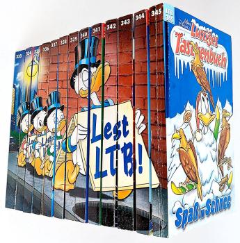 LTB Lustiges Taschenbuch Rückenbild Band 333-345 - Ehapa