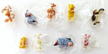 Micro World Winnie the Pooh 9 Figuren komplettes Set, NEUWERTIG, Gruppo Preziosi