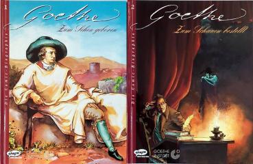 Goethe Band 1 & 2 - jeweils signiert mit Zeichnung - Ehapa Verlag