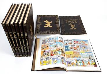 ASTERIX LUXUS LEDER AUSGABE Band 1-8 & das große Asterix Lexikon - HORIZONT