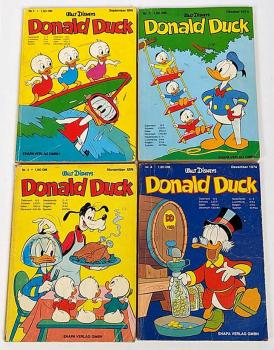 Donald Duck Taschenbuch 1-4 1974 komplett - Ehapa Verlag