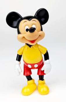 Vintage Vinyl Micky Maus, 13,5 cm - Disneyland - made in Hong Kong