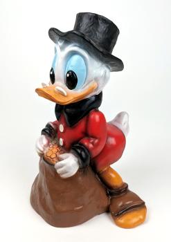 Sehr seltene Dagobert Duck Figur - 27,5 cm - Celloplast