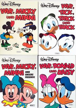 4x Disney Comic Bücher Wir, Donald, Micky, Minnie, Tick, Trick und Track, Ehapa