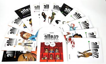 allein Band 1-13 & Making Of - Top Zustand - Pirreda Verlag