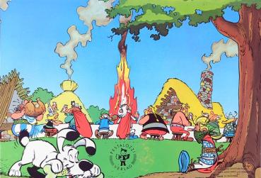 Asterix und Obelix auf Reisen Klapp-Buch, Pestalozzi-Verlag - SUPERSELTEN!