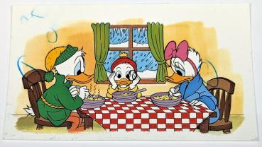 Disney Original Art, aus The Cold Giant mit Familie Duck, reflective 4c