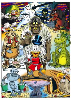 DON ROSA PORTFOLIO 60 Years Of Scrooge McDuck SIGNIERT LIMITIERT 222 Ex.