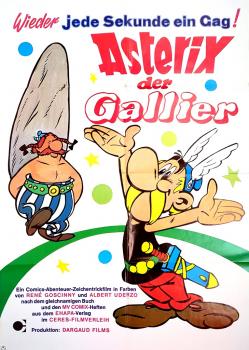 Asterix der Gallier - Original Kinoplakat Werbeplakat 1967 - Dargaud Films