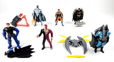 6 x Batman Action Figuren Konvolut #18 - Mattel Kenner usw.