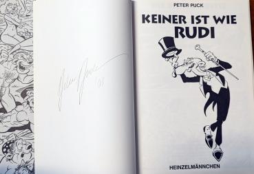 Peter Puck Rudi Comics signiert / mit Zeichnung - zur Auswahl