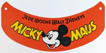 Micky Maus Sonnenblende rot aus Heft 28/1974 - nahezu neuwertig - Ehapa