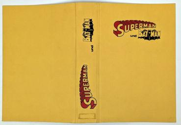 Original 1970er Superman Batman Sammelmappe - sehr gut - Ehapa