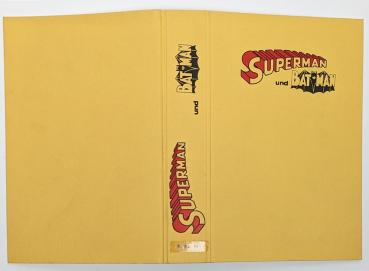 Original 1970er Superman Batman Sammelmappe, sehr gut - Ehapa