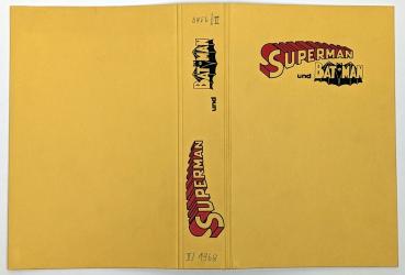 Original 1970er Superman Batman Sammelmappe, sehr gut, Ehapa