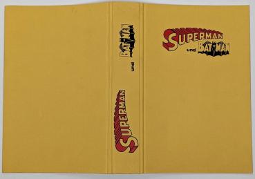 Original 1970er Superman Batman Sammelmappe sehr gut, Ehapa!