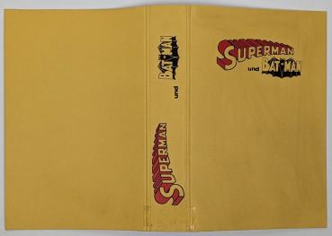 Original 1970er Superman Batman Sammelmappe sehr gut - Ehapa!