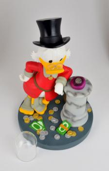 DON ROSA FIGUR - ONKEL DAGOBERT UND SEINE NUMMER EINS - LIMITIERT & SIGNIERT