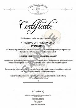 DON ROSA FIGUR - THE KING OF THE KLONDIKE - limitiert & signiert