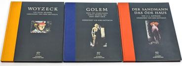 3x Altamira Literaturcomic - Der Golem, Woyzeck, Der Sandmann das öde Haus