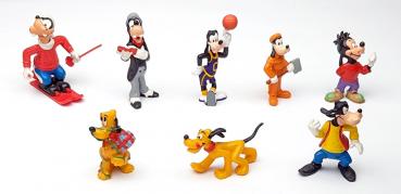 Konvolut Goofy und Pluto Figuren - PVC - verschiedene Hersteller