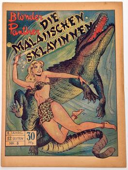 Blonder Panther Heft 3, kein Nachdruck, original vom Serienverlag 1950