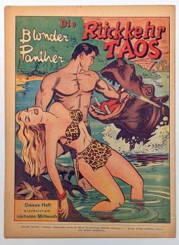 Preview: Blonder Panther Heft 3, kein Nachdruck, original vom Serienverlag 1950