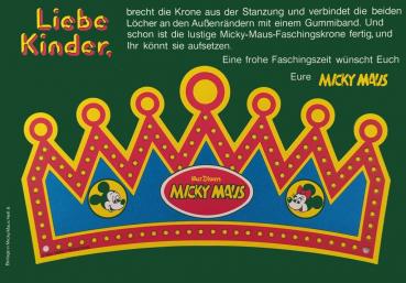 Micky Maus Beilage aus Heft 8 / 1974 - Krone