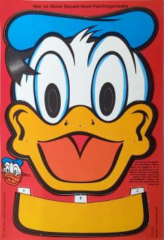 Micky Maus Beilage aus Heft 6 / 1972 - Faschingsmaske
