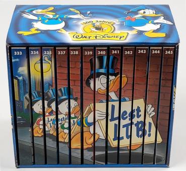 Preview: LTB Lustiges Taschenbuch Rückenbild 333-345 im Schuber (336 fehlt)