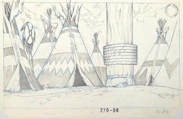 Preview: Asterix in America - Original Production Cel Zeichentrickfolie + Vorzeichnung