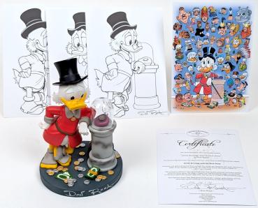 Preview: DON ROSA FIGUR - ONKEL DAGOBERT UND SEINE NUMMER EINS - Extra SIGNIERT