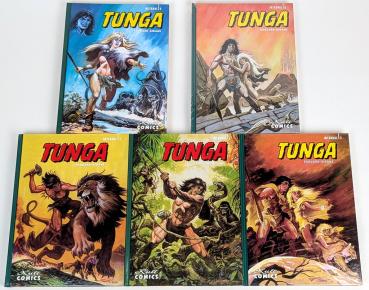 TUNGA Gesamtausgabe 1-5 komplett - Top Zustand