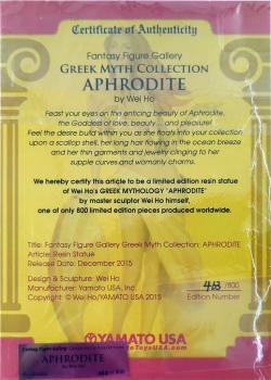 Preview: Fantasy Figur Galerie - Greek Mythology - Aprodite Statue-  Resin -  Yamato 1/6