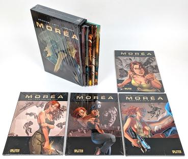 Moréa Band 1-9 komplett & 1x Schuber - 6 Bände noch OVP - Splitter Verlag