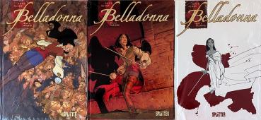 Belladonna Band 1-3 komplett, 2 Bände noch in OVP - Splitter Verlag