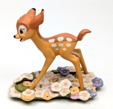 Preview: WDCC 41033 Bambi Purty Flower - Porzellan Figur