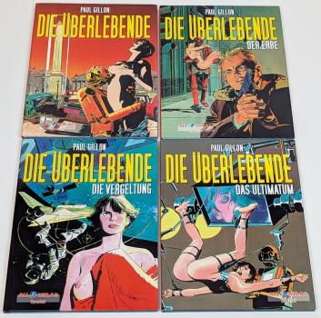 Die Überlebende 1-4 , Vorzugsausgaben mit Schutzumschlag & Druck - All Verlag