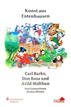 Ausstellungskatalog Kunst aus Entenhausen Hardcover signiert Don Rosa, Midthun