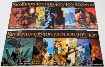 Der Skorpion Band 1-14 - alle 1. Auflage - Carlsen Verlag