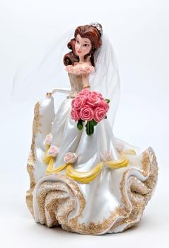 Preview: Belle Wedding Figurine / Schöne und das Biest Enesco 4045444 Haute Couture - OVP