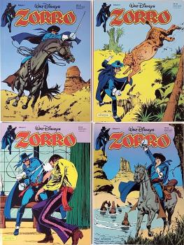 Zorro Album 1-4 komplett - TOP-Zustand - Ehapa