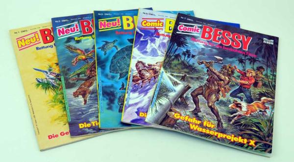Zur Auswahl: Bessy Album Band 1 - 7 Bastei