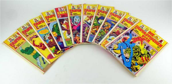 Zur Auswahl: Die Fantastischen Vier Comic Album 1 - 12 Condor
