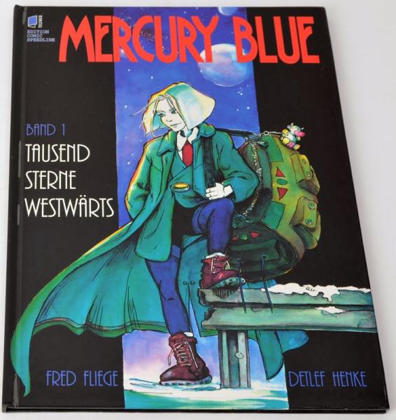Mercury Blue Band 1 HC mit Originalzeichnung, Tilsner