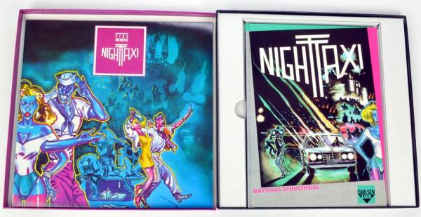 Schultheiss -  Nighttaxi - 1990 - Boxset : LP / Vinyl + Comicbook